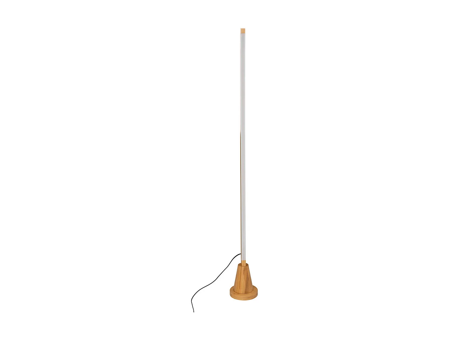 Tube néon LED Blanc chaud avec variateur d'intensité et télécommande H 130 cm