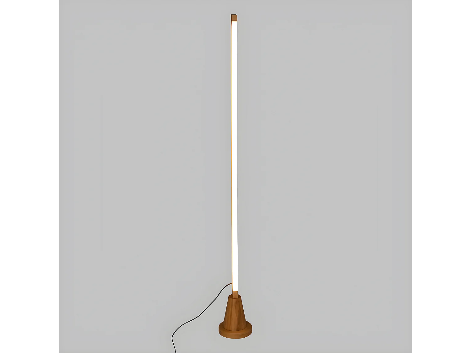 Tube néon LED Blanc chaud avec variateur d'intensité et télécommande H 130 cm
