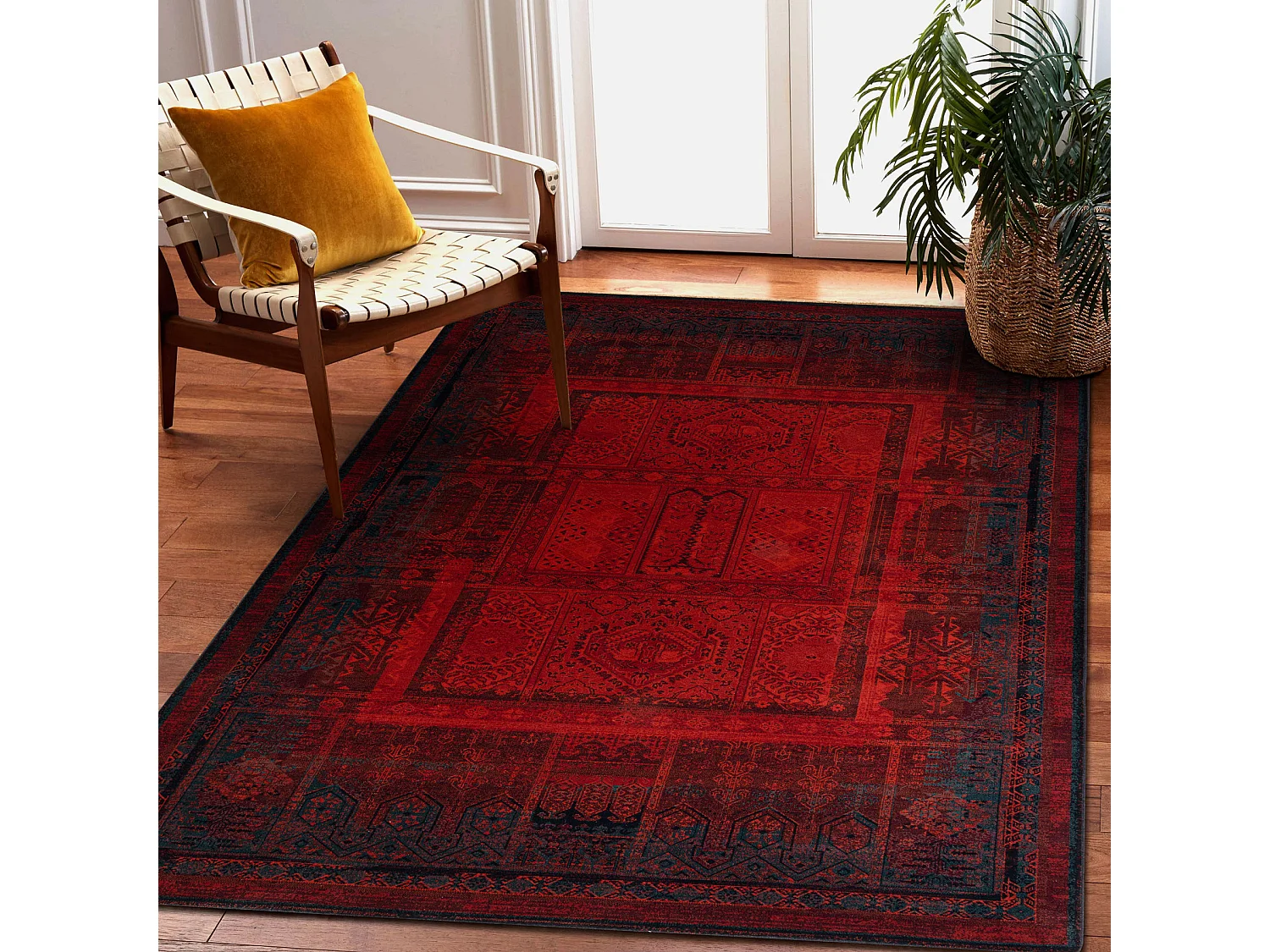 Tapis en laine SUPERIOR NAKBAR PREMIUM oriental rubis 300x400 cm