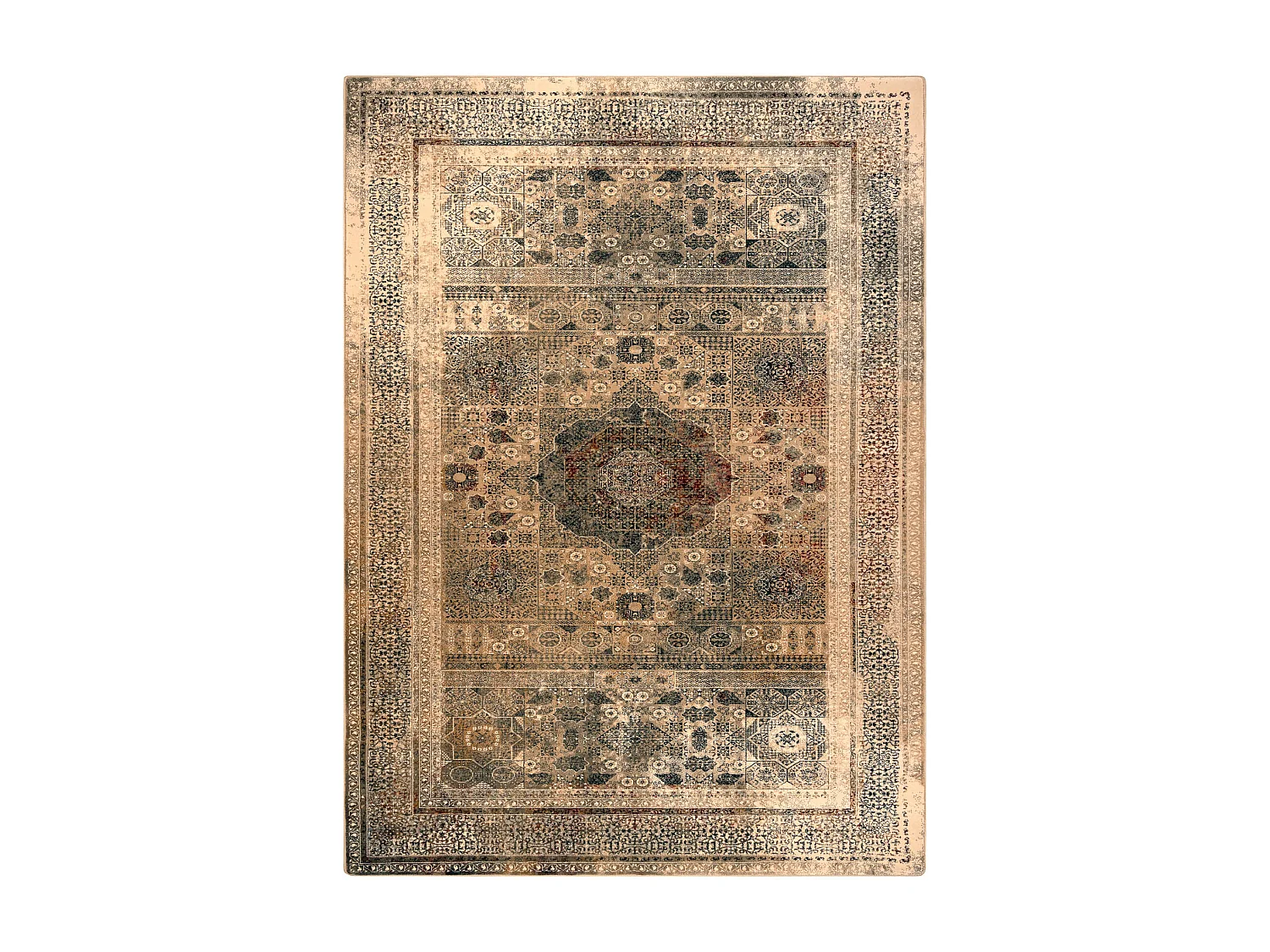 Tapijt SUPERIOR MAMLUK oosters vintage creme 300x400 cm
