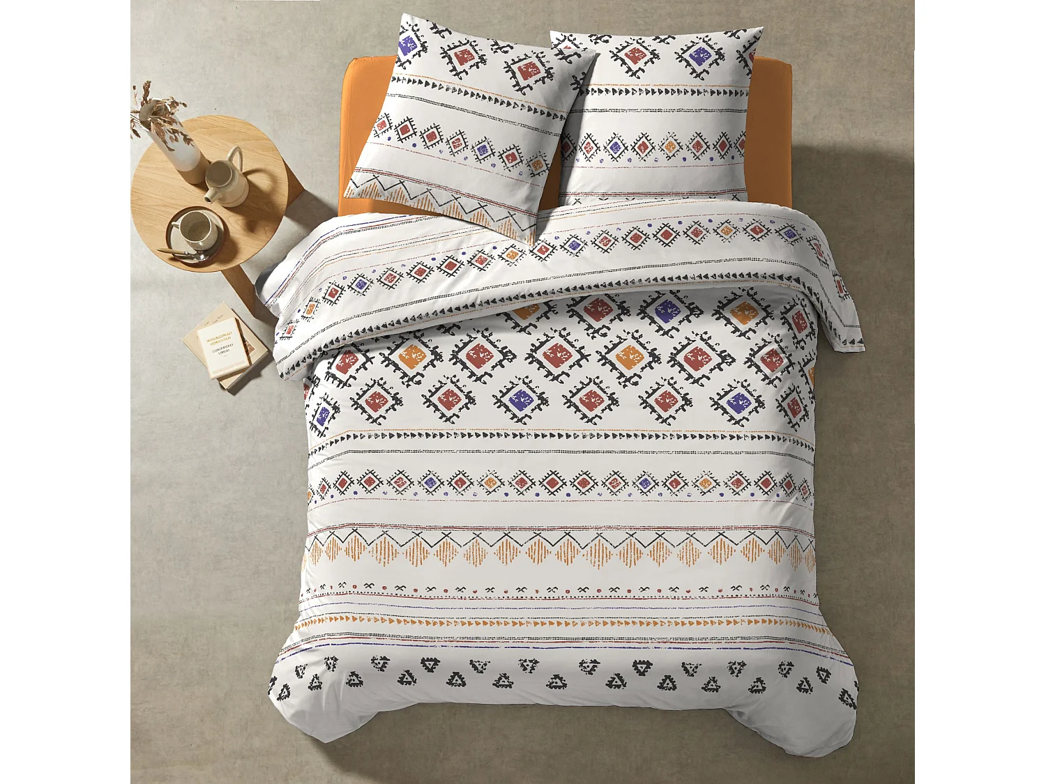 Parure de lit imprimé Colors 200x200