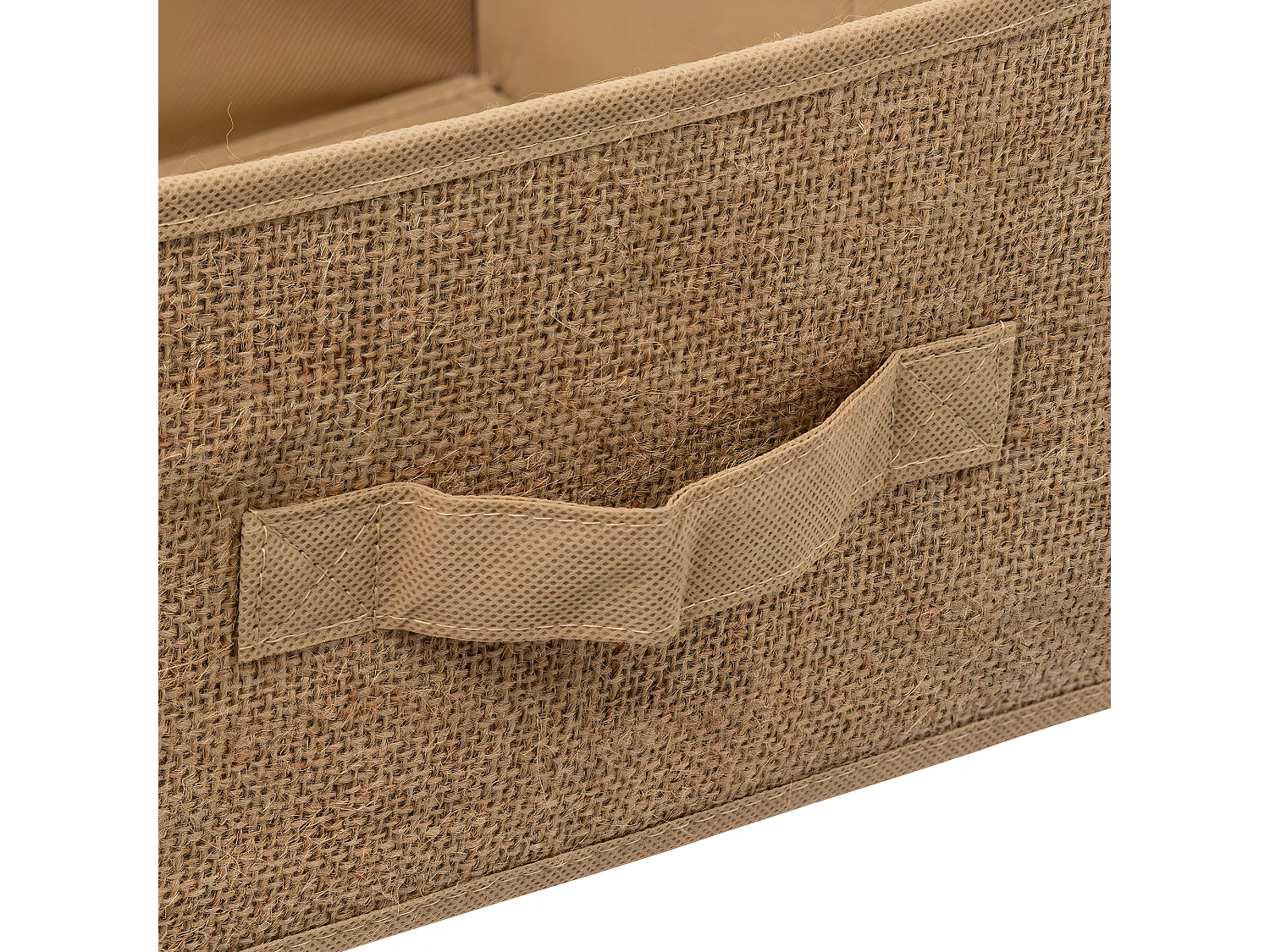 Boîte de rangement Toile de Jute 31 x 31 x 15 cm