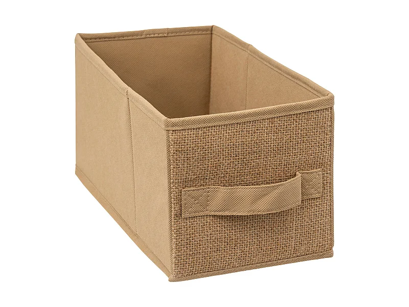 Boîte de rangement Toile de Jute 15 x 31 x 15 cm