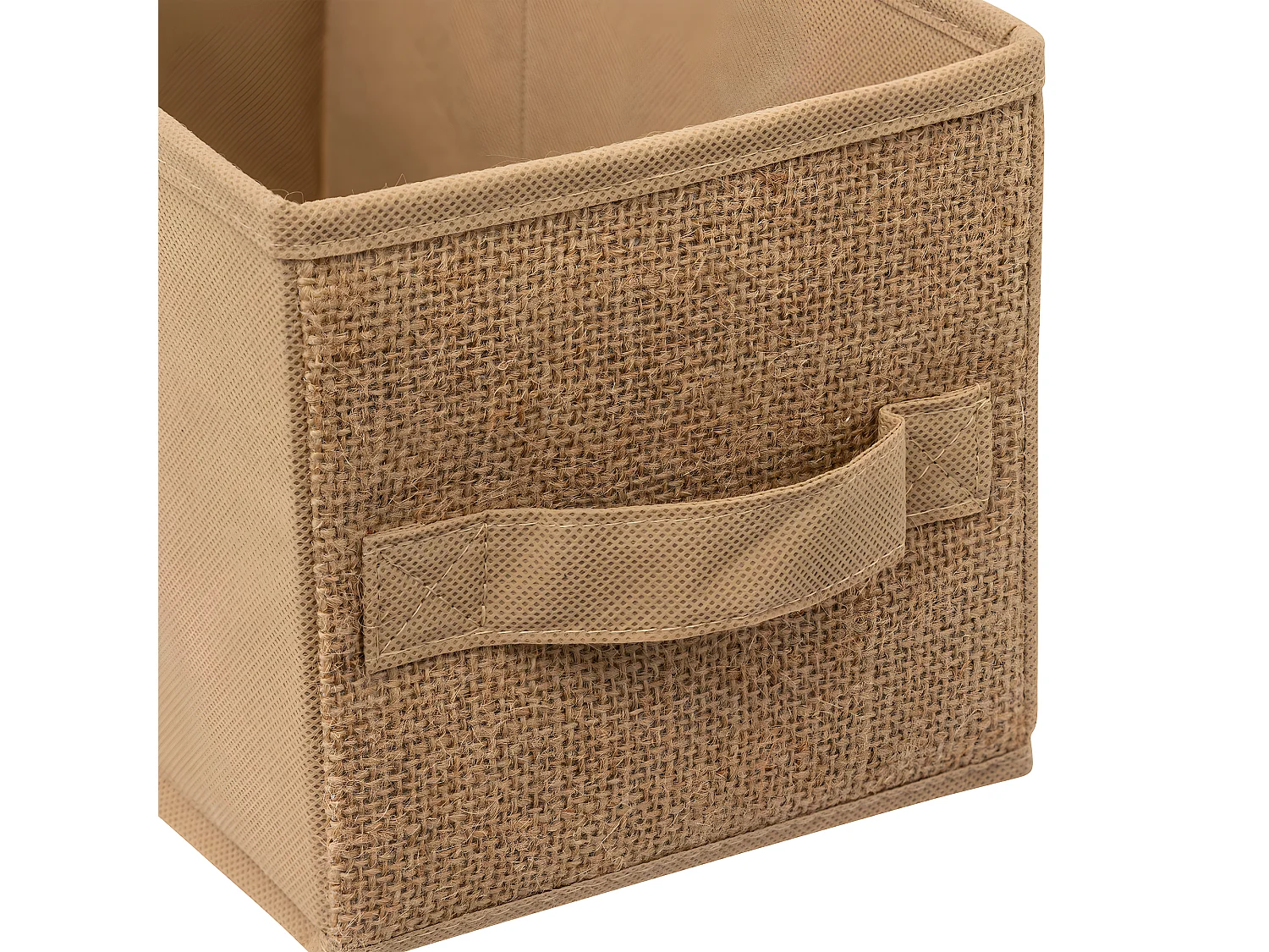 Boîte de rangement Toile de Jute 15 x 31 x 15 cm