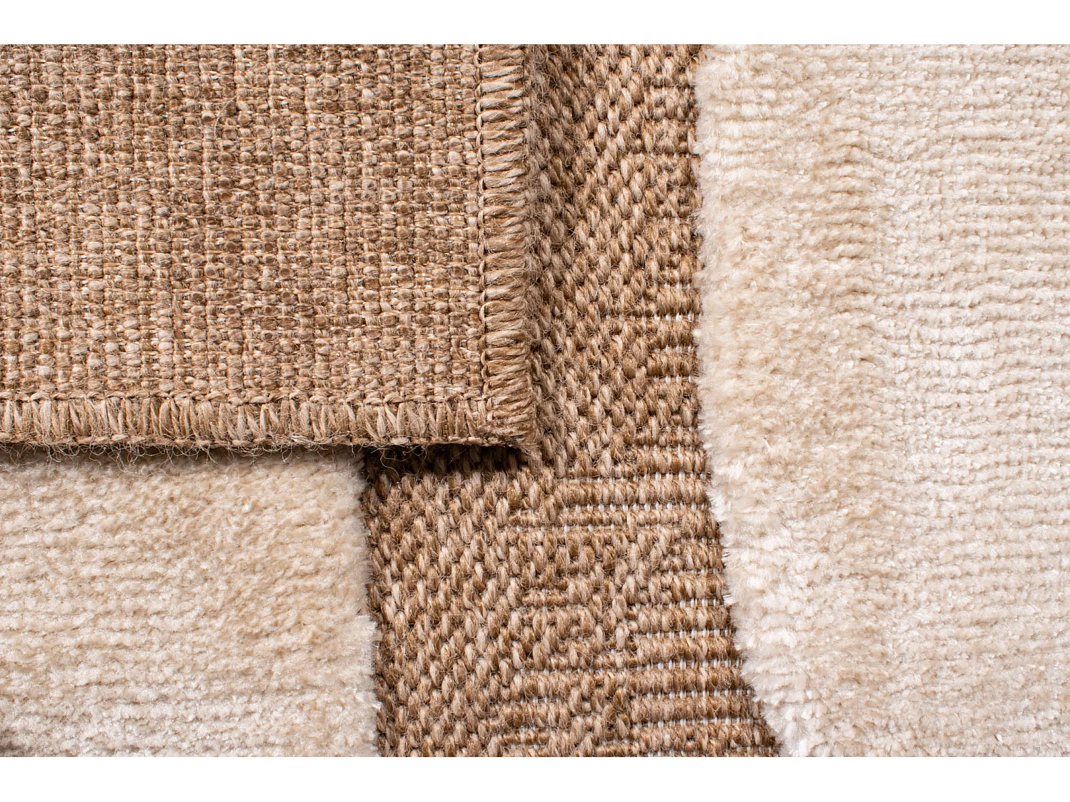 Tapis de salon - Palma - graphique - Blanc - 200x290