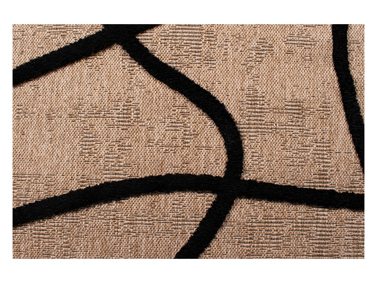 Tapis de salon - Palma - abstrait - Noir - 200x290