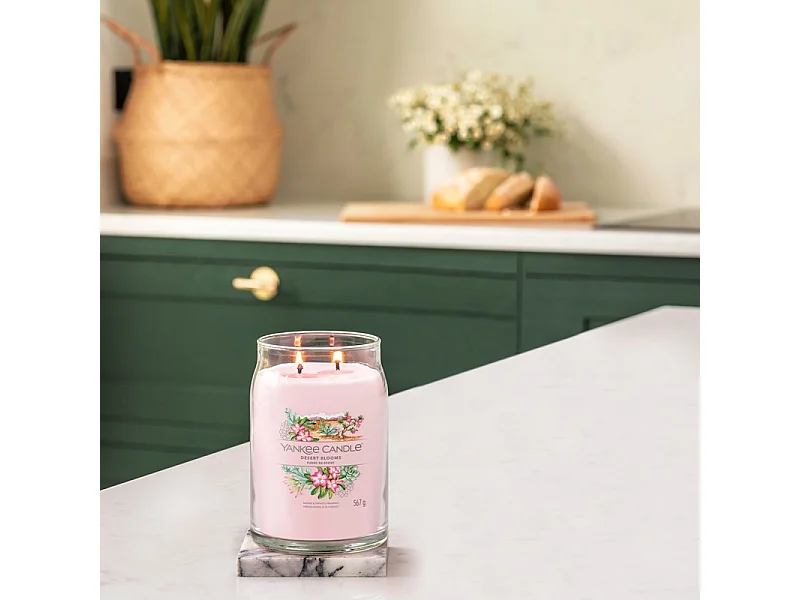 Bougie signature Fleurs du désert grand modèle