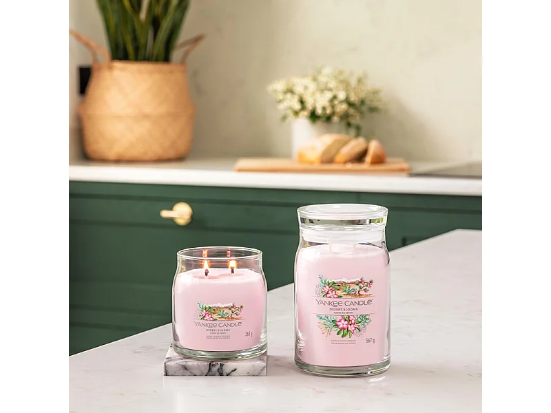 Bougie signature Fleurs du désert grand modèle