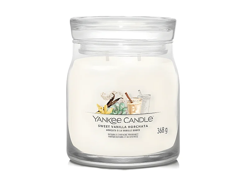 Bougie signature Horcata à la vanille douce modèle moyen