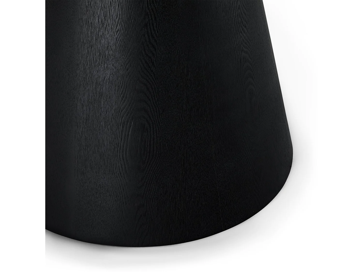 Ronde Eettafel Tango - 4 personen- MDF & eiken fineer - Zwart