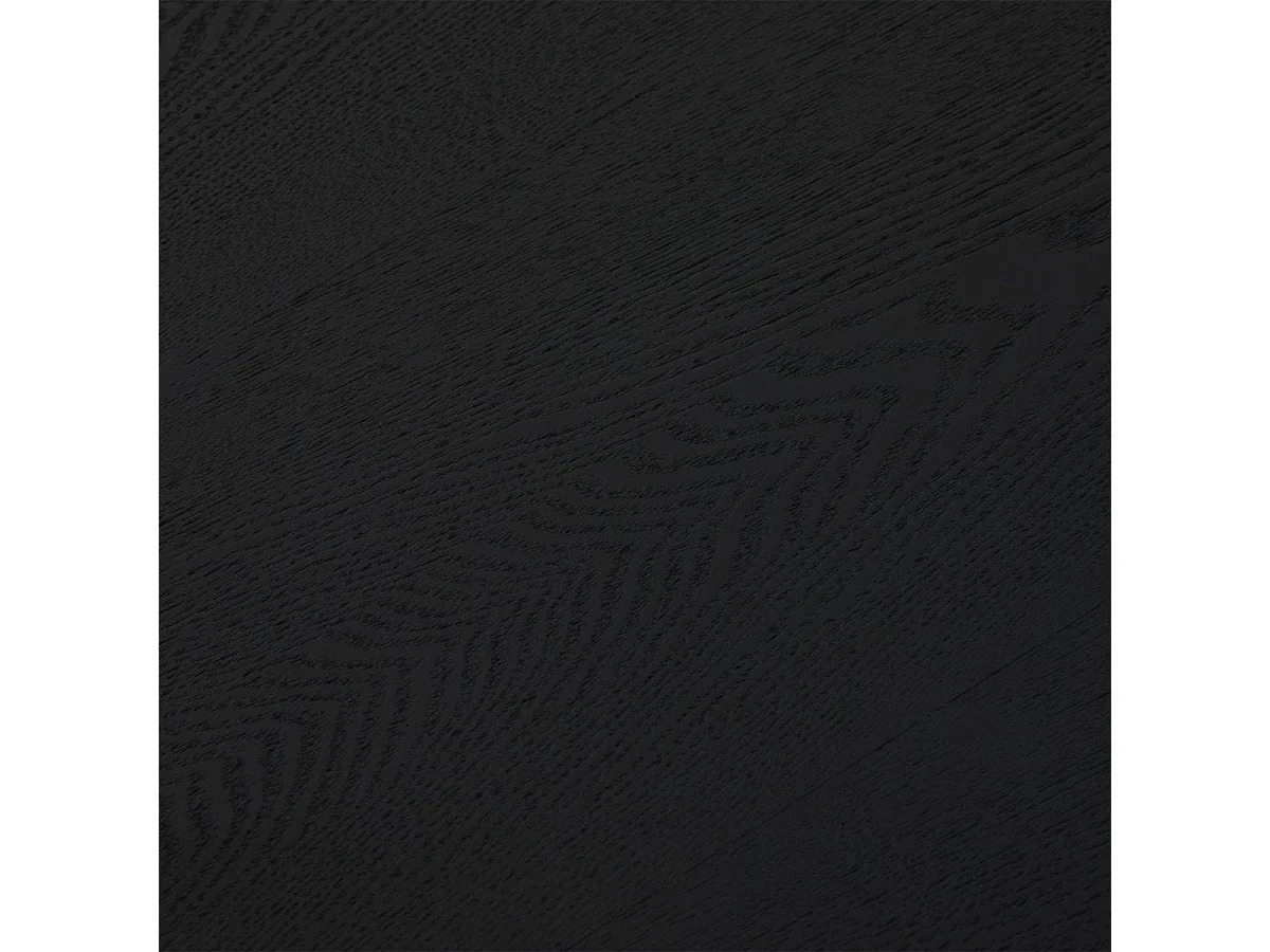 Ronde Eettafel Tango - 4 personen- MDF & eiken fineer - Zwart