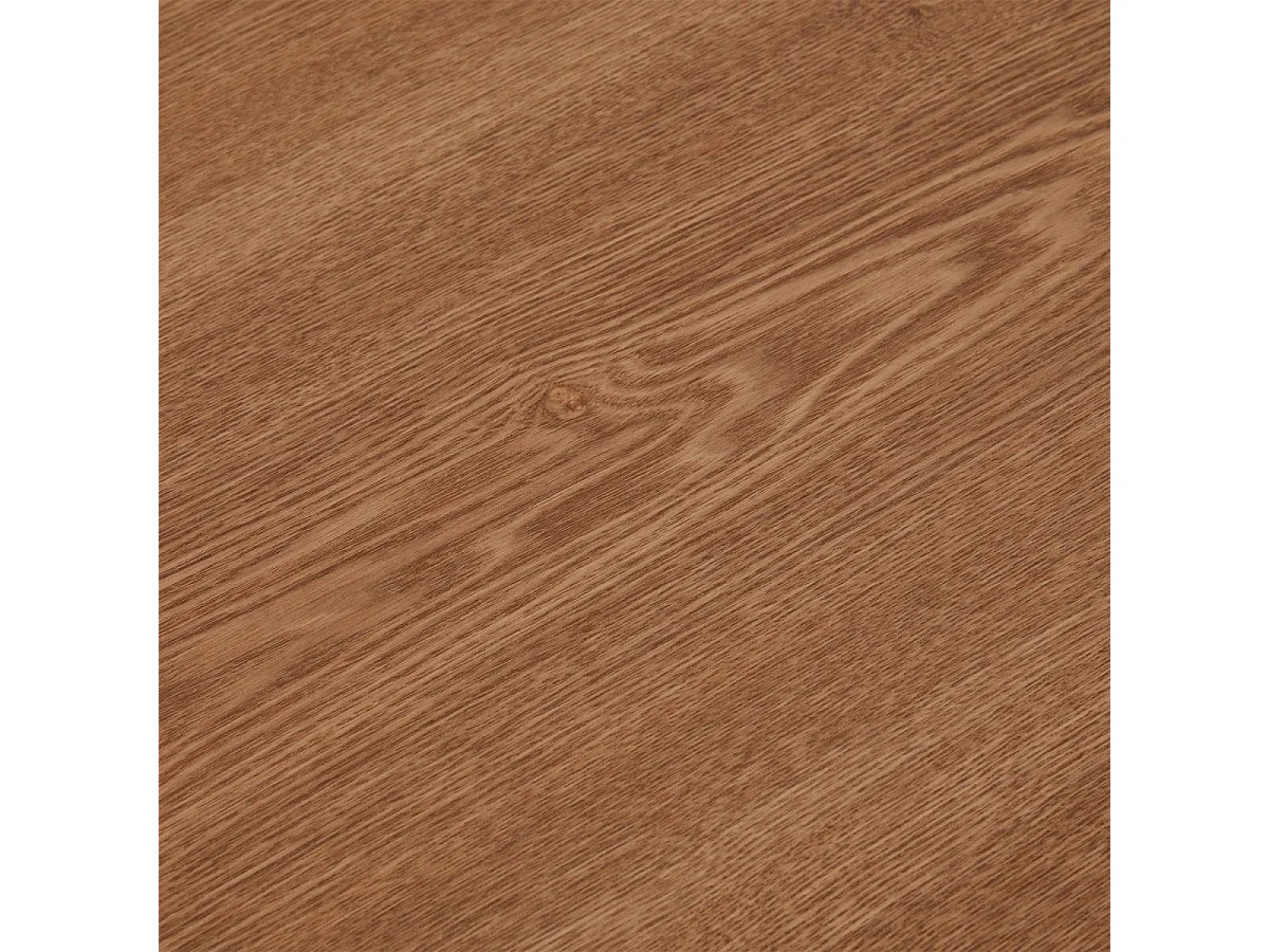 Table à manger Tango - Ronde - MDF et placage de chêne - Naturel