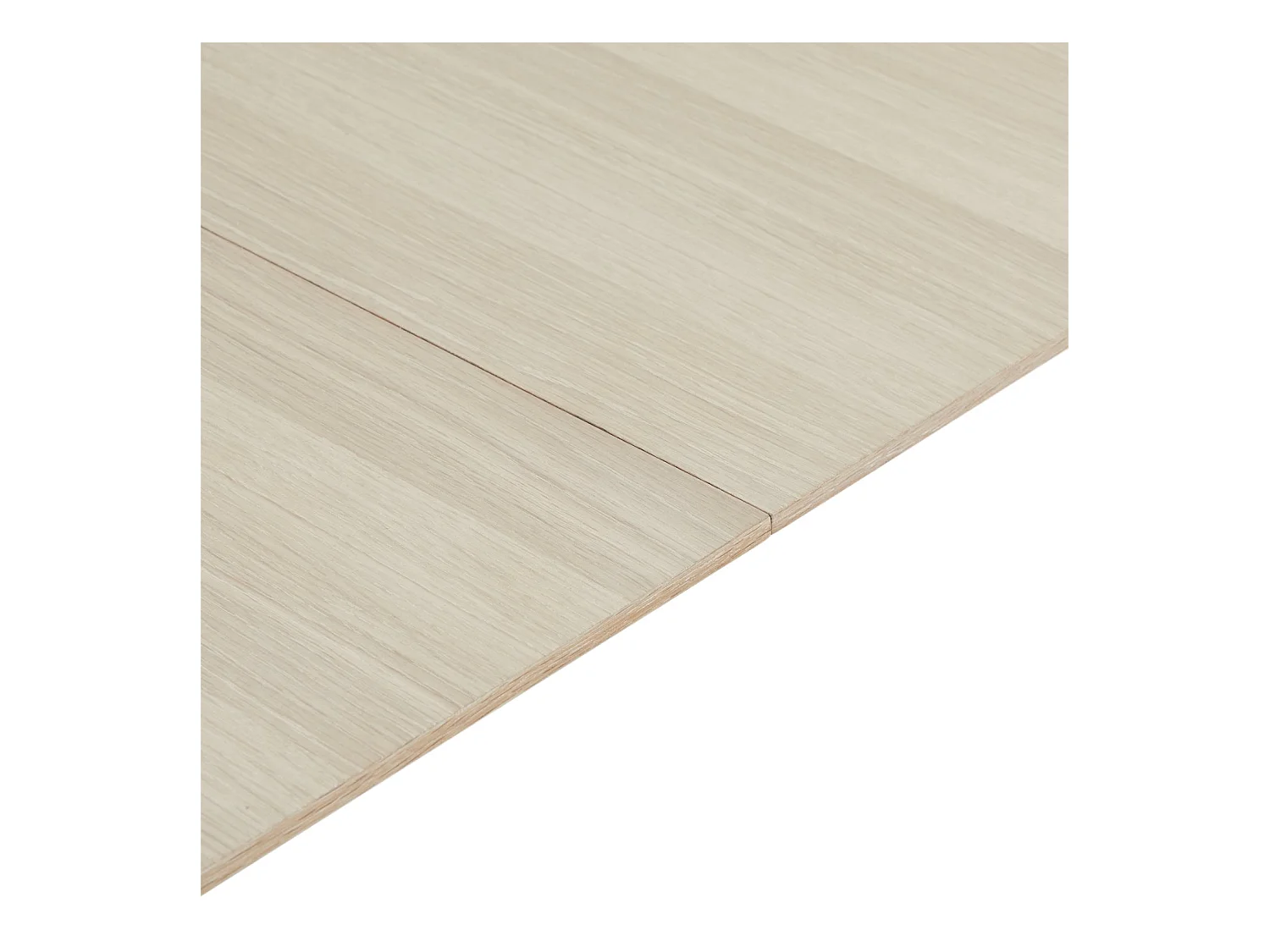 Rechteckiger Esstisch Ausziehbar Porto - 6 bis 10 Personen - Eichenholz & MDF - Weißöl