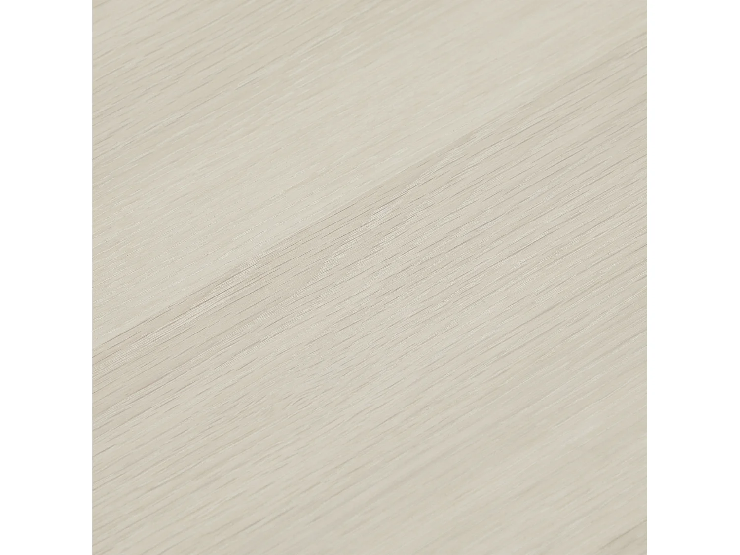 Rechthoekige Uitschuifbare eettafel Porto - 6 personen- MDF & eiken fineer - Witte olie