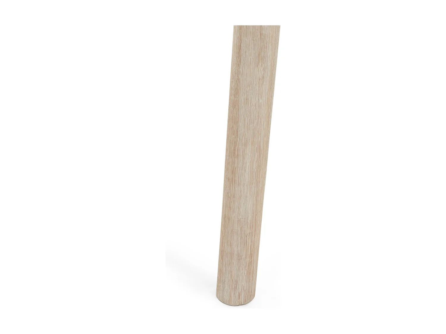 Rechthoekige Uitschuifbare eettafel Porto - 6 personen- MDF & eiken fineer - Witte olie