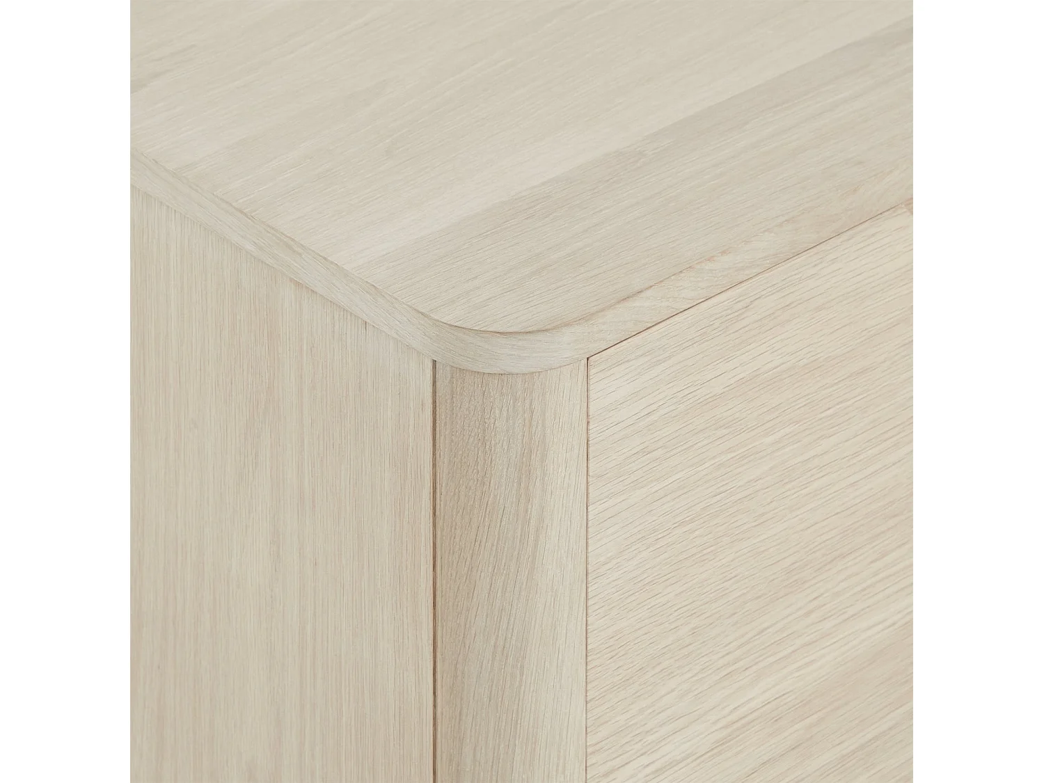 Buffetkast Nyborg - 2 deuren, 3 laden - Massief eikenhout & MDF - Witte olie