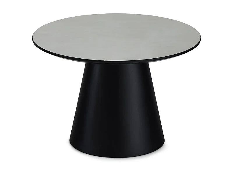 Ronde Salontafel Tango - MDF & melamin - Grijs