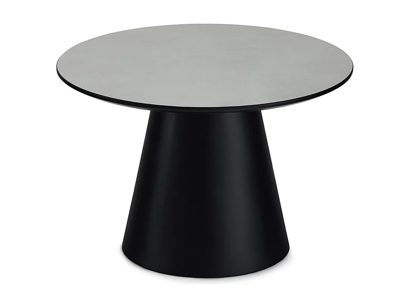 Ronde Salontafel Tango - MDF & melamin - Grijs