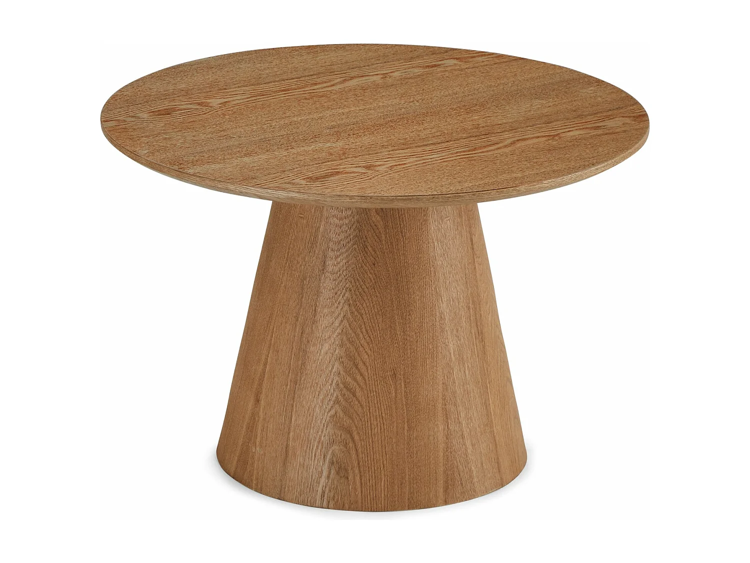 Ronde Salontafel Tango - MDF & egetræsfinér - Naturel