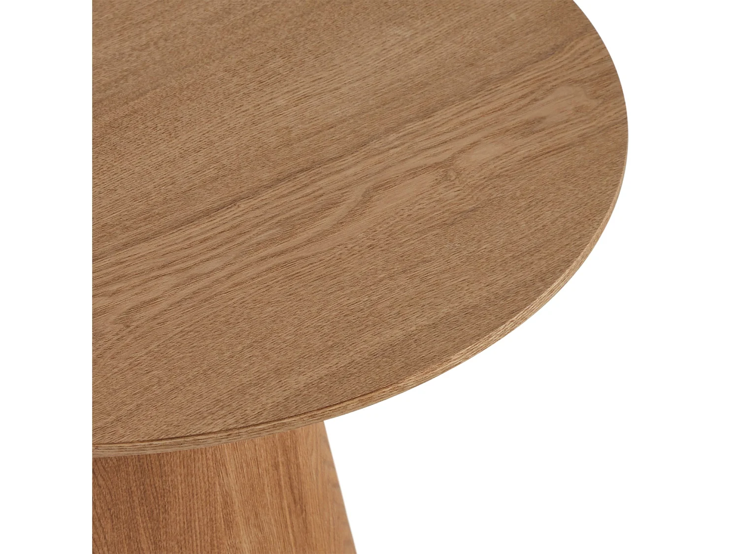 Ronde Salontafel Tango - MDF & egetræsfinér - Naturel