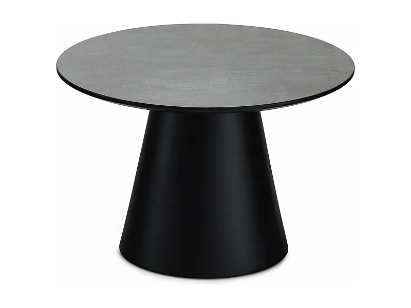 Ronde Salontafel Tango - MDF & melamin - Grijs