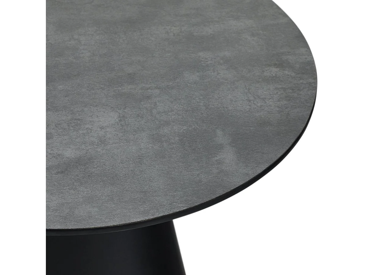 Ronde Salontafel Tango - MDF & melamin - Grijs