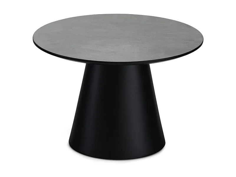 Ronde Salontafel Tango - MDF & melamin - Grijs