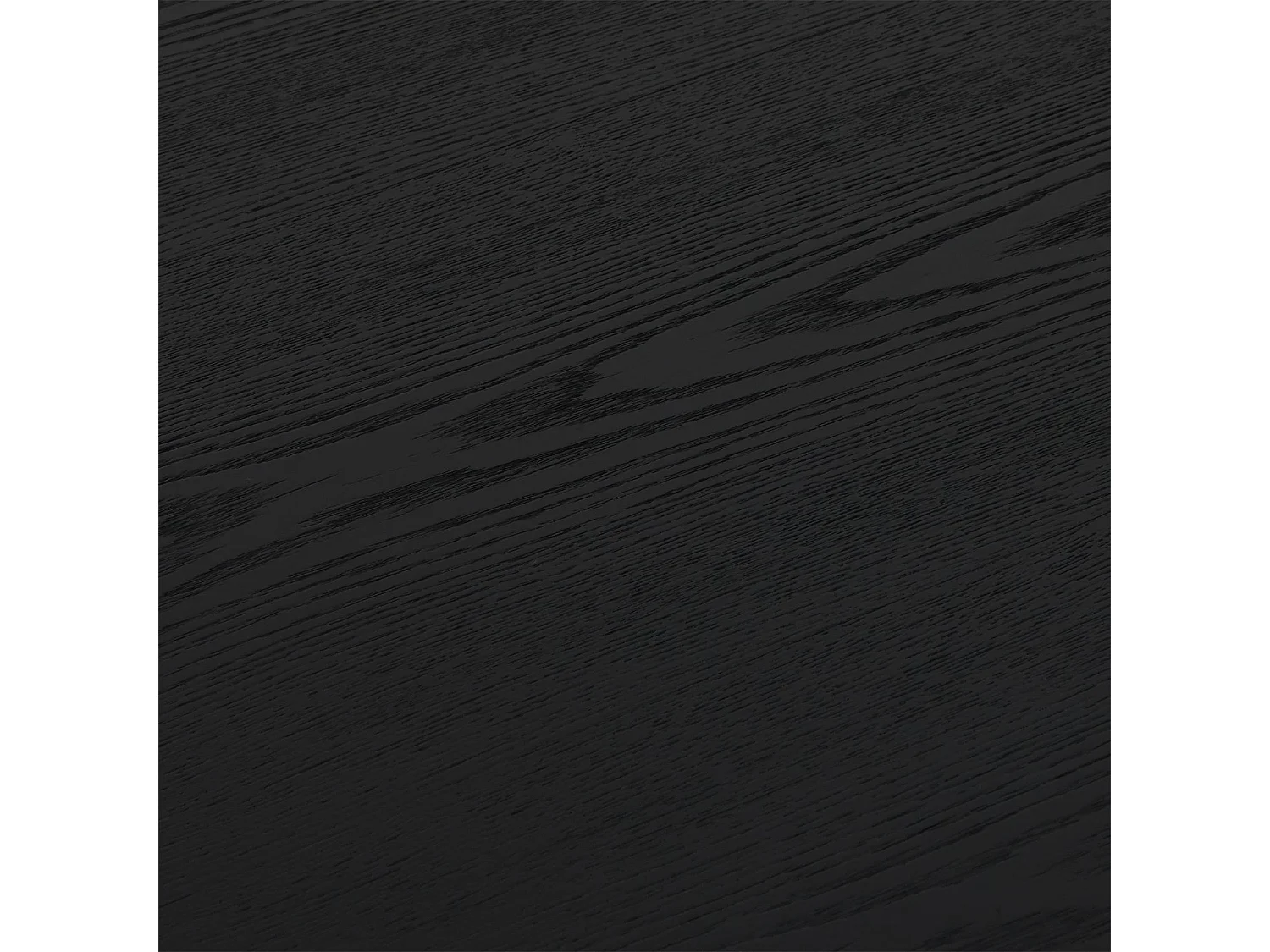 Table basse Tango - Ronde - MDF et bois - Noir