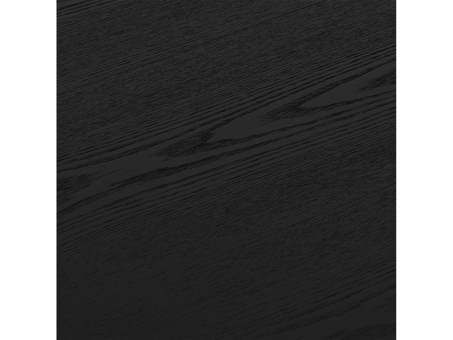 Table basse Tango - Ronde - MDF et bois - Noir