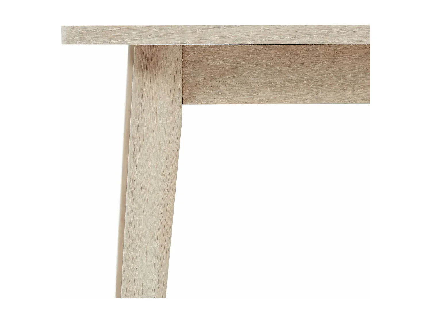 Table basse Nyborg - Rectangulaire - Chêne massif et - huile blanche