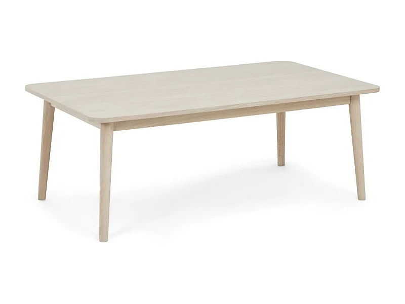 Rechthoekige Salontafel Texas - Massief eikenhout - Naturel