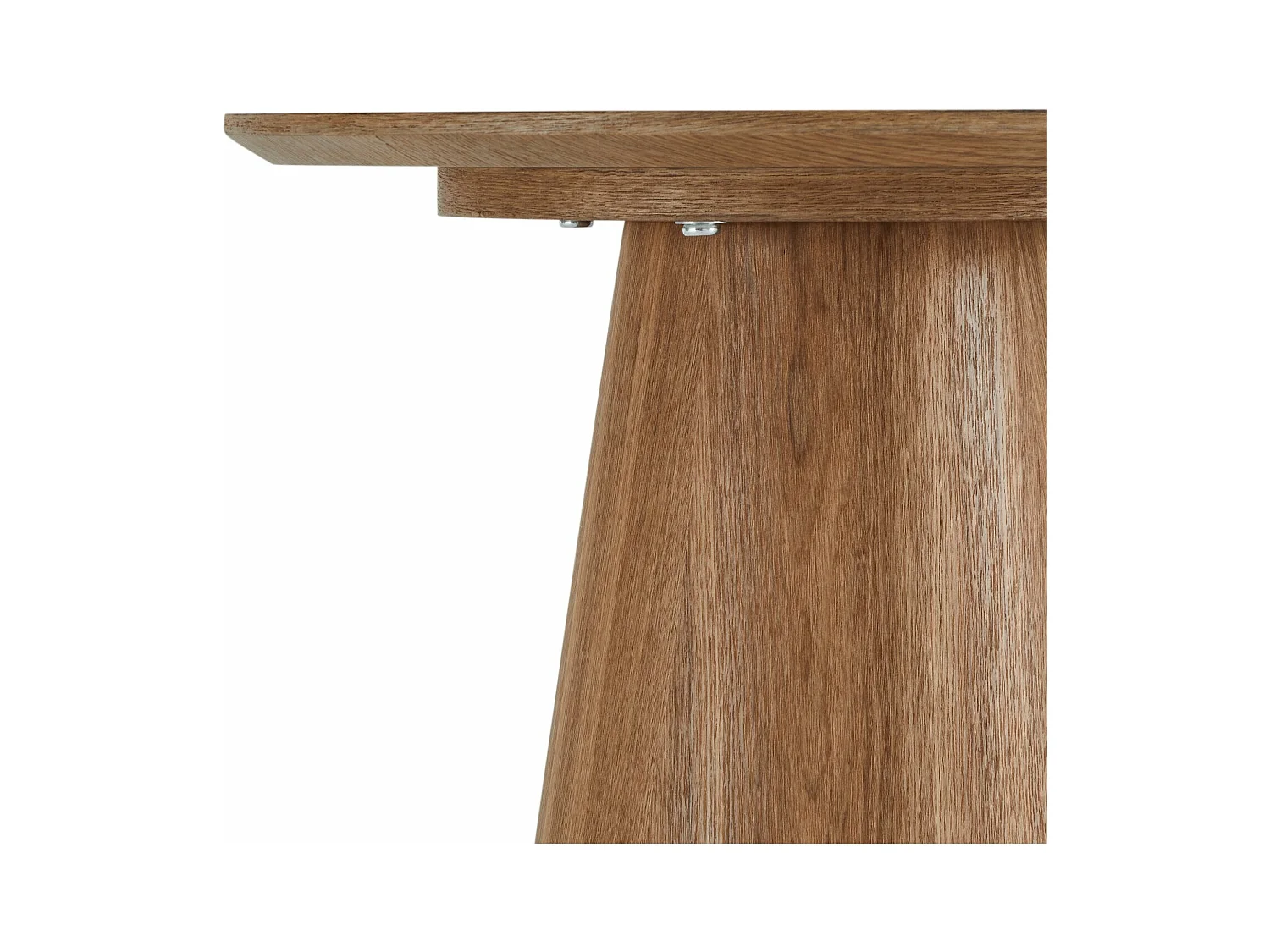 Runder Couchtisch Tango - MDF & Eiche - Natürlich