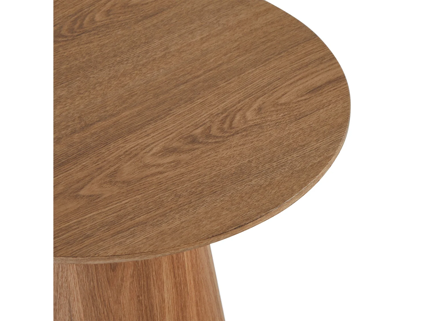 Ronde Salontafel Tango - MDF & egetræsfinér - Naturel