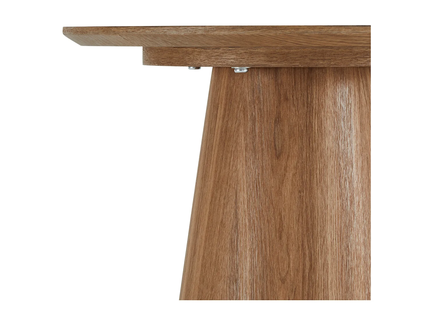 Table basse Tango - Ronde - MDF et bois - Naturel