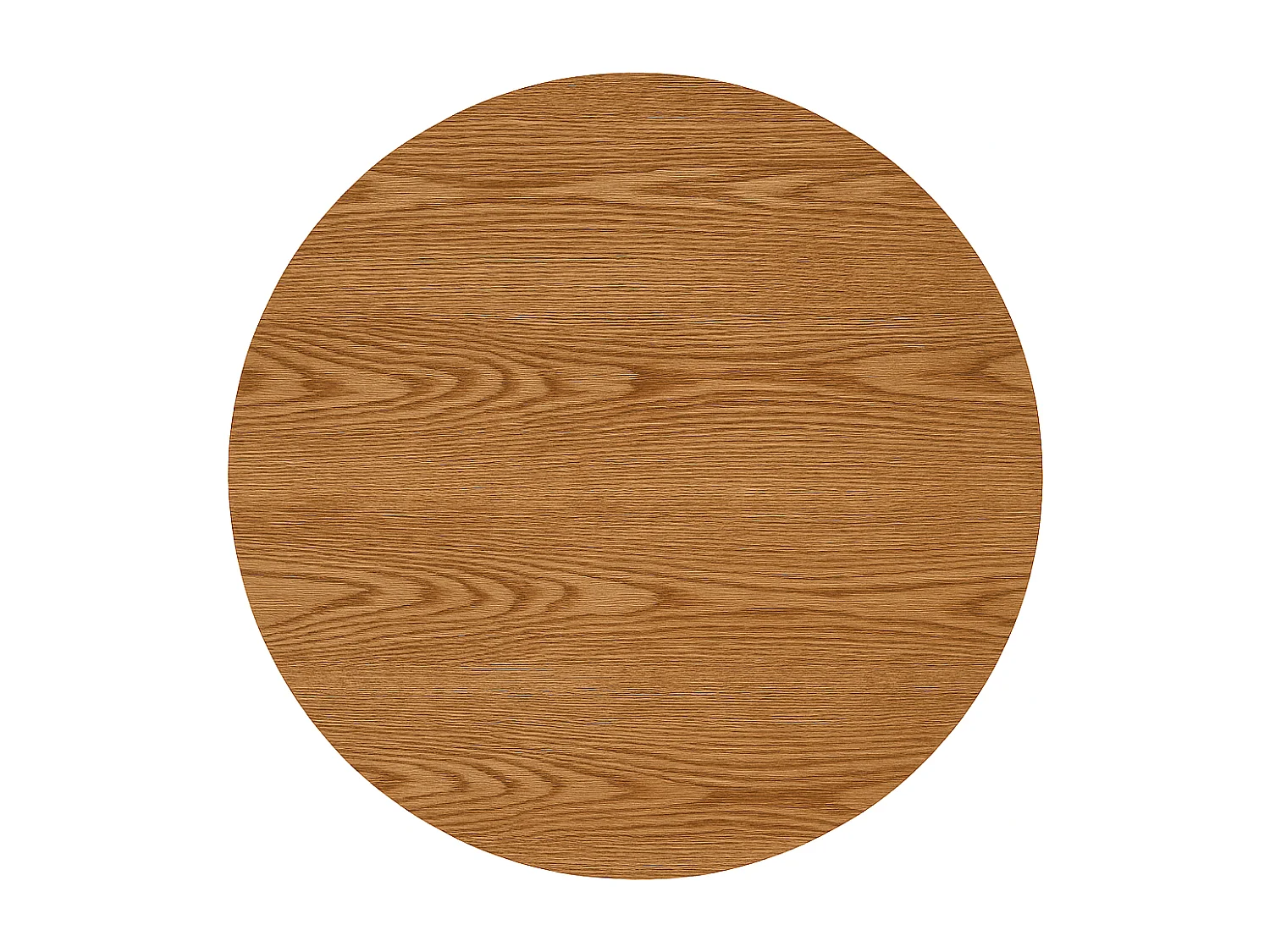 Table basse Tango - Ronde - MDF et bois - Naturel