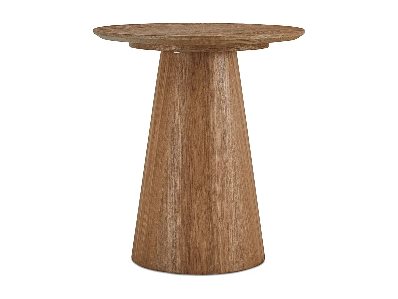 Table basse Tango - Ronde - MDF et bois - Naturel