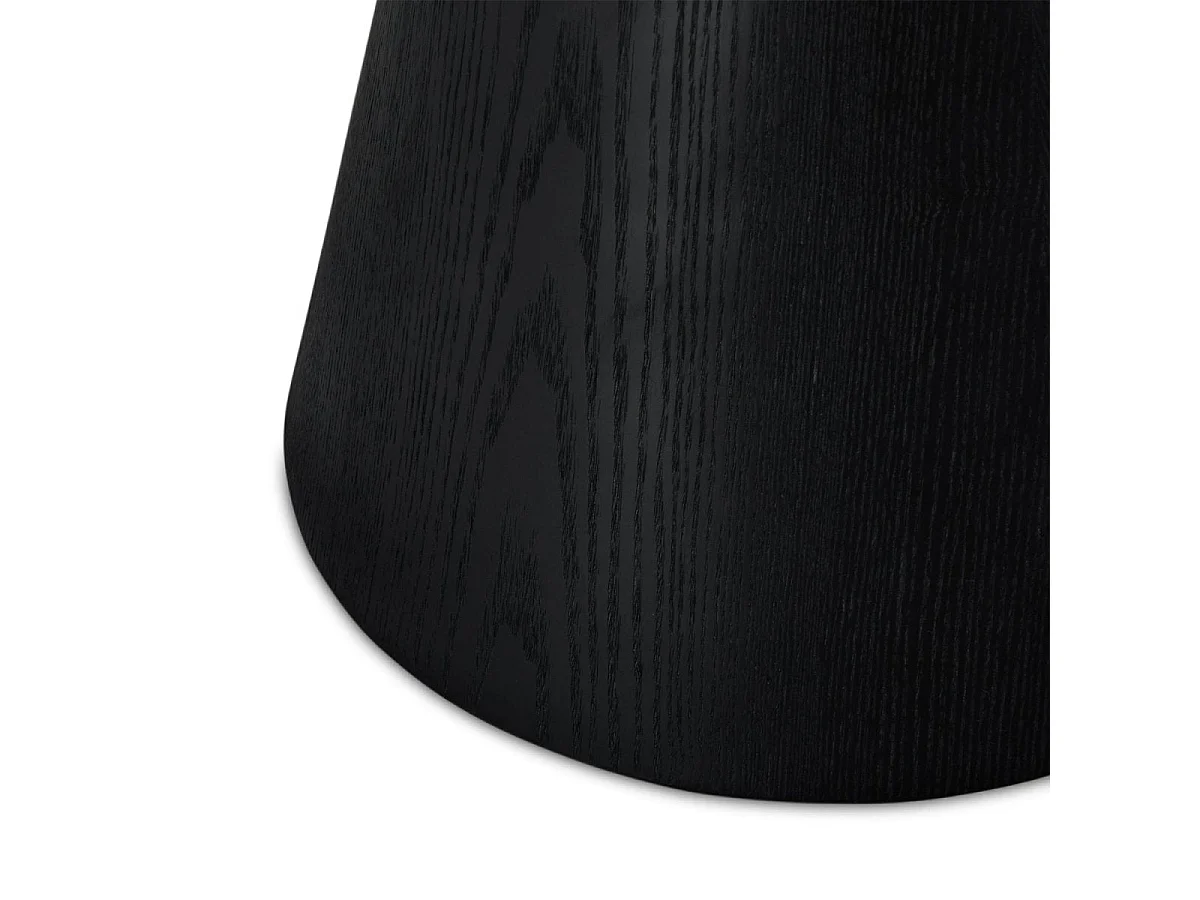 Ronde Salontafel Tango - MDF & egetræsfinér - Zwart