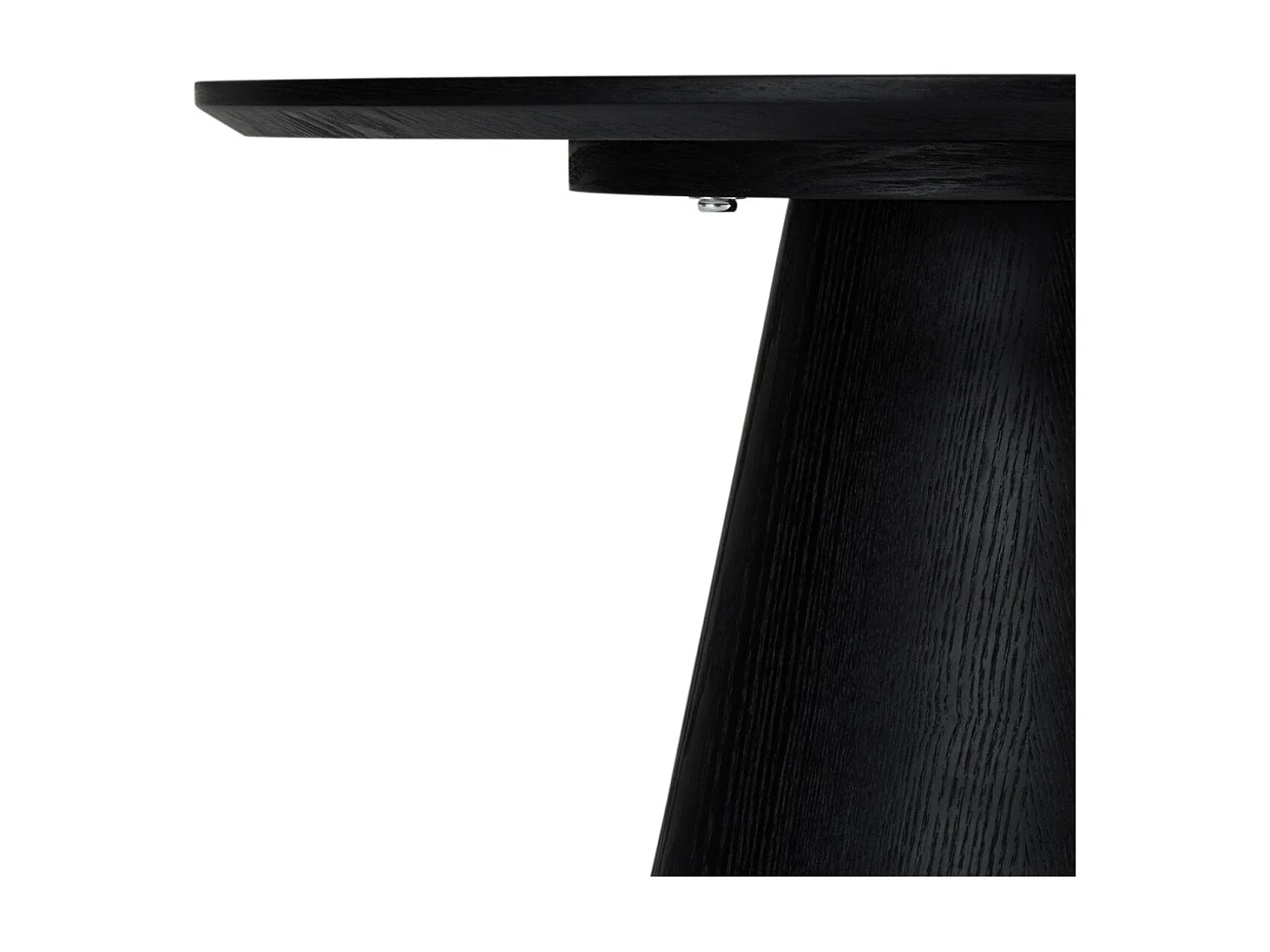 Ronde Salontafel Tango - MDF & egetræsfinér - Zwart