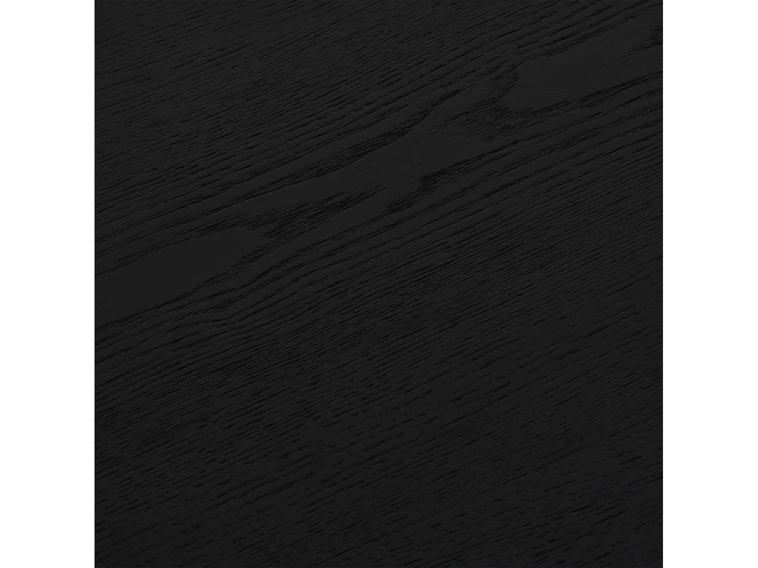 Table basse Tango - Ronde - MDF et bois - Noir