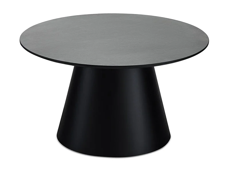 Ronde Salontafel Tango - MDF & melamin - Grijs