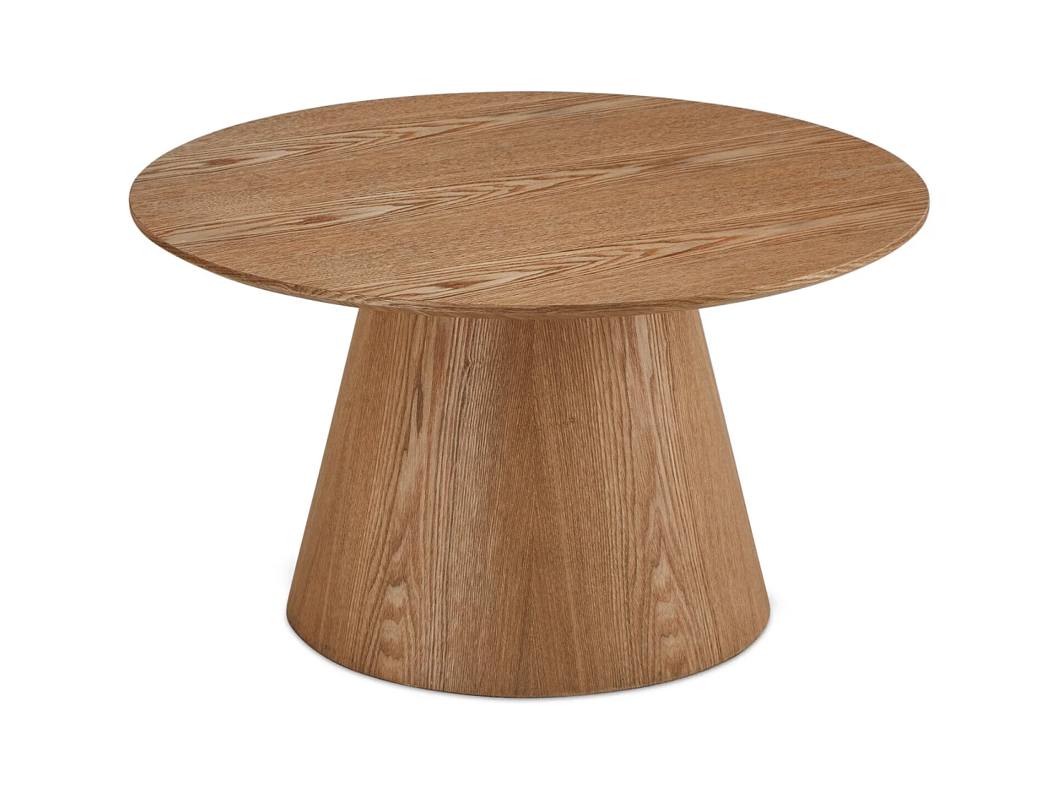 Ronde Salontafel Tango - MDF & egetræsfinér - Naturel