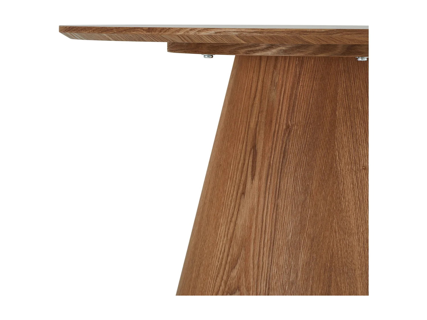 Table basse Tango - Ronde - MDF et bois - Naturel