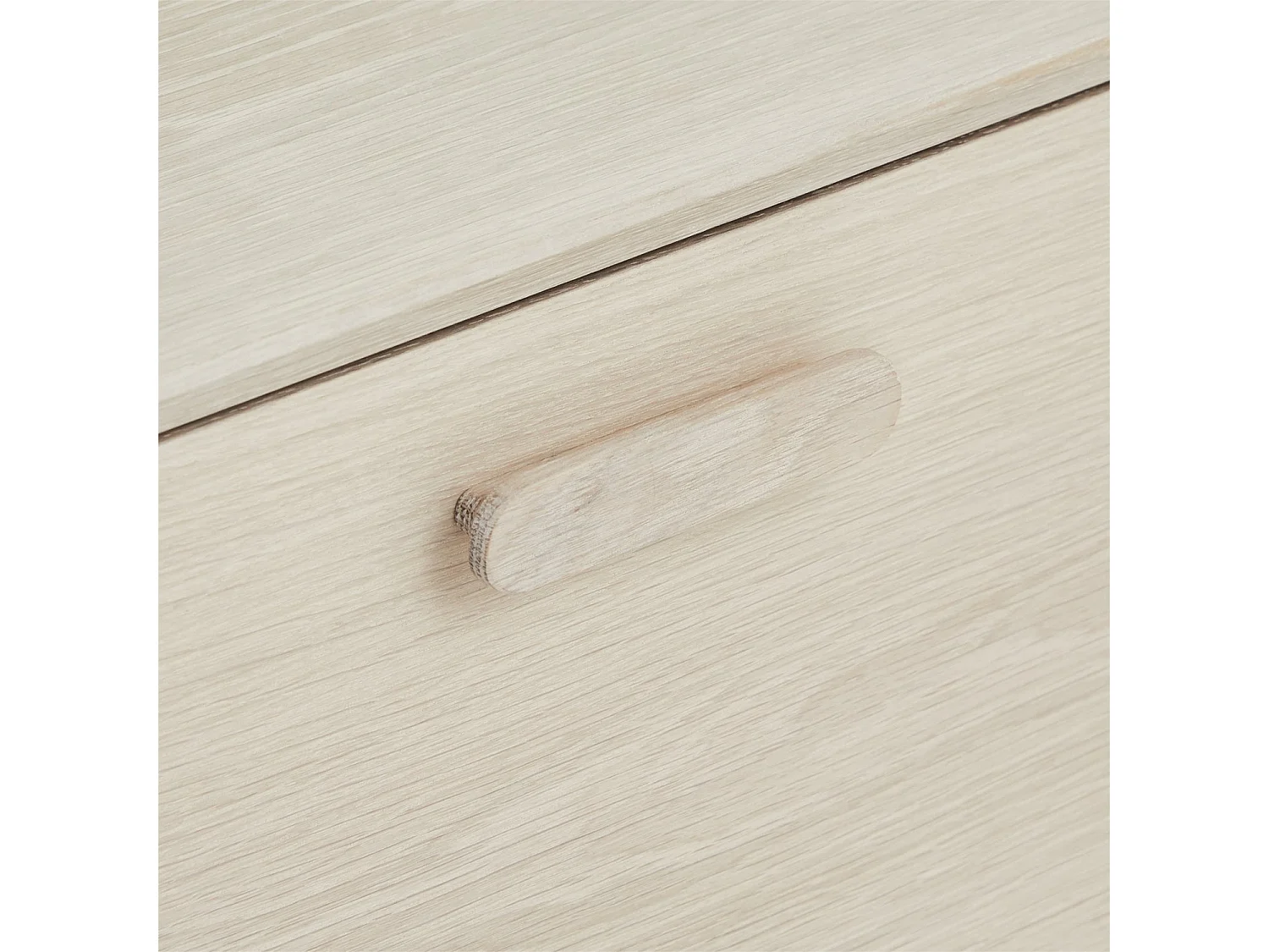 Rechteckiger Couchtisch Porto - Eichenholz & MDF - Weißöl