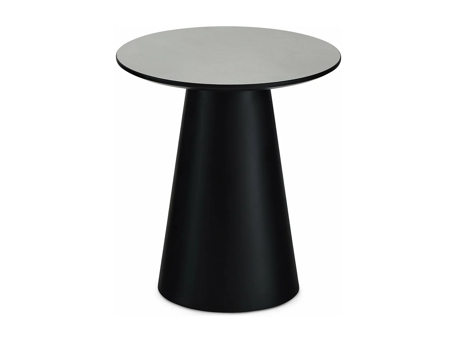 Tavolino rotondo Tango - MDF e Melamina - Grigio