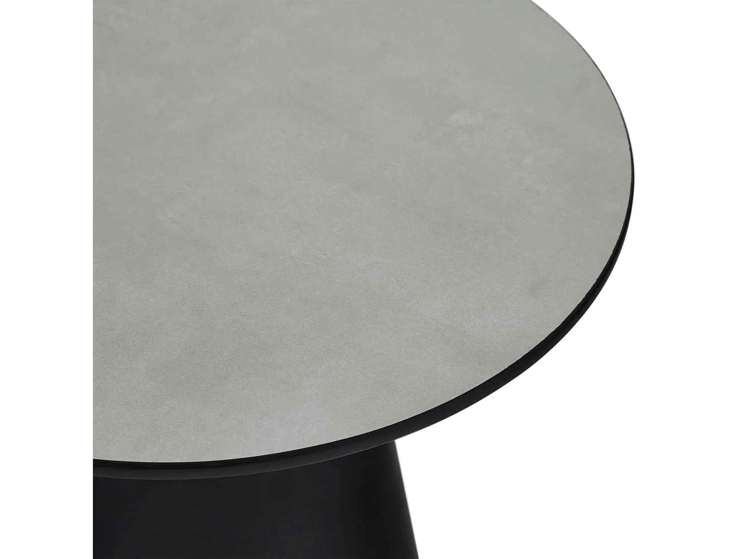 Tavolino rotondo Tango - MDF e Melamina - Grigio