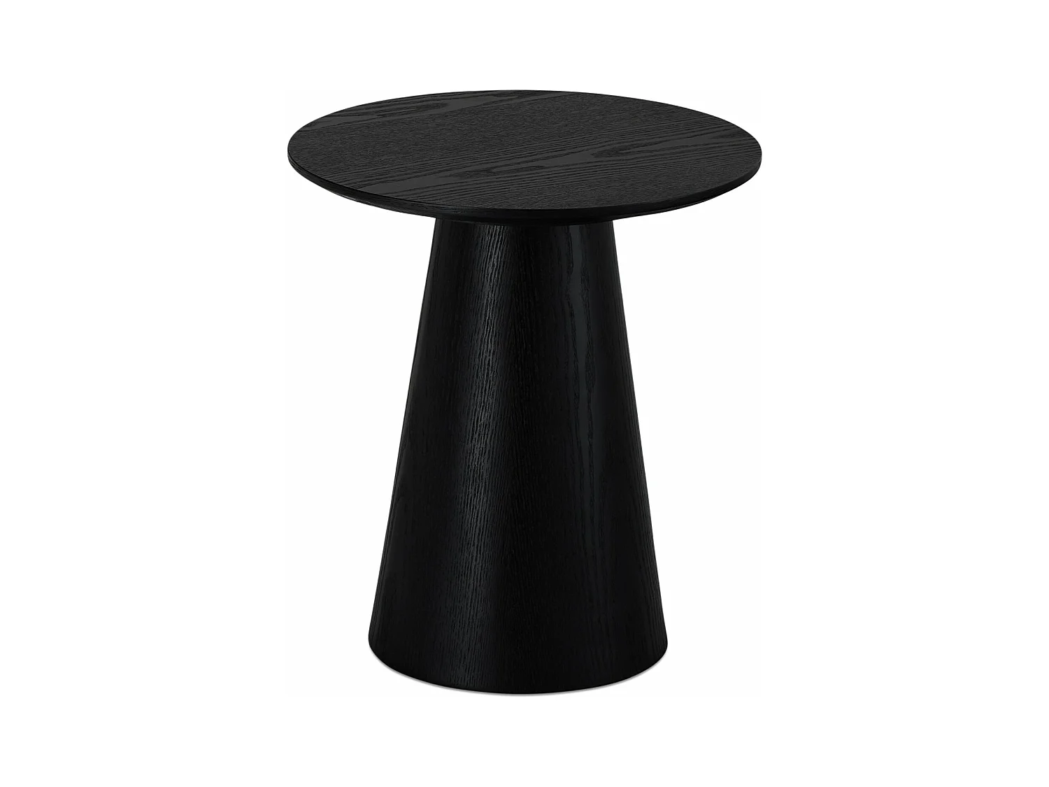 Ronde Salontafel Tango - MDF & egetræsfinér - Zwart