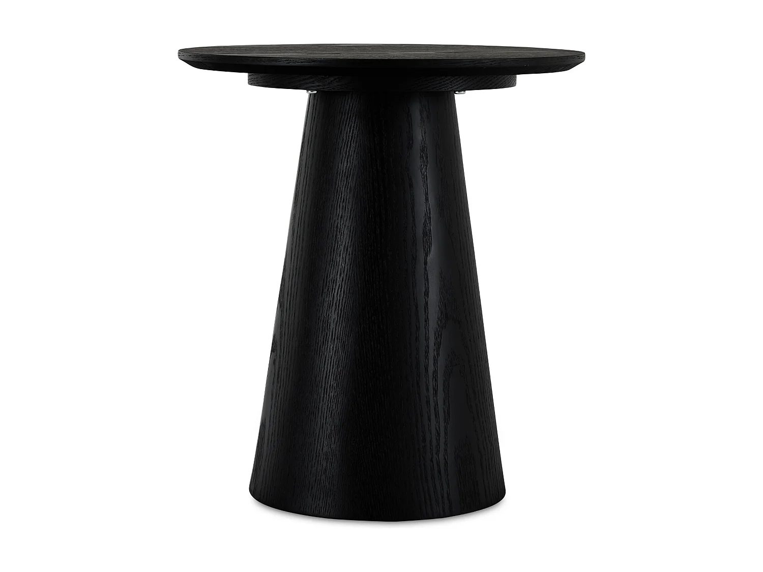 Ronde Salontafel Tango - MDF & egetræsfinér - Zwart