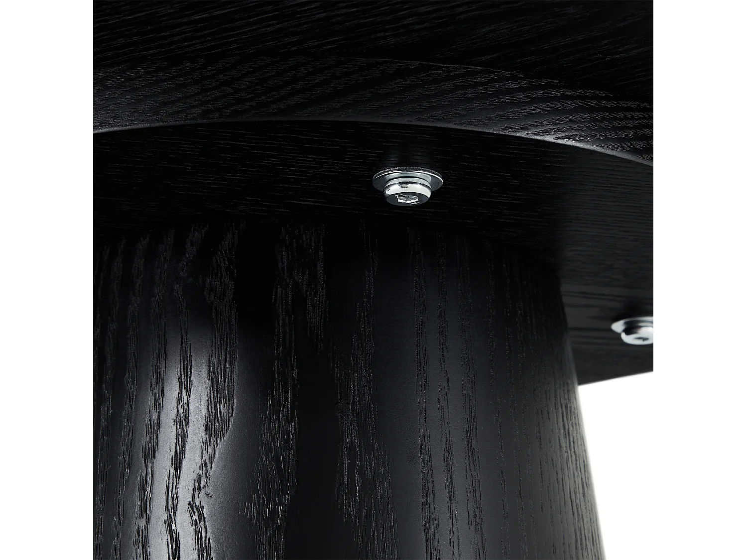 Ronde Salontafel Tango - MDF & egetræsfinér - Zwart