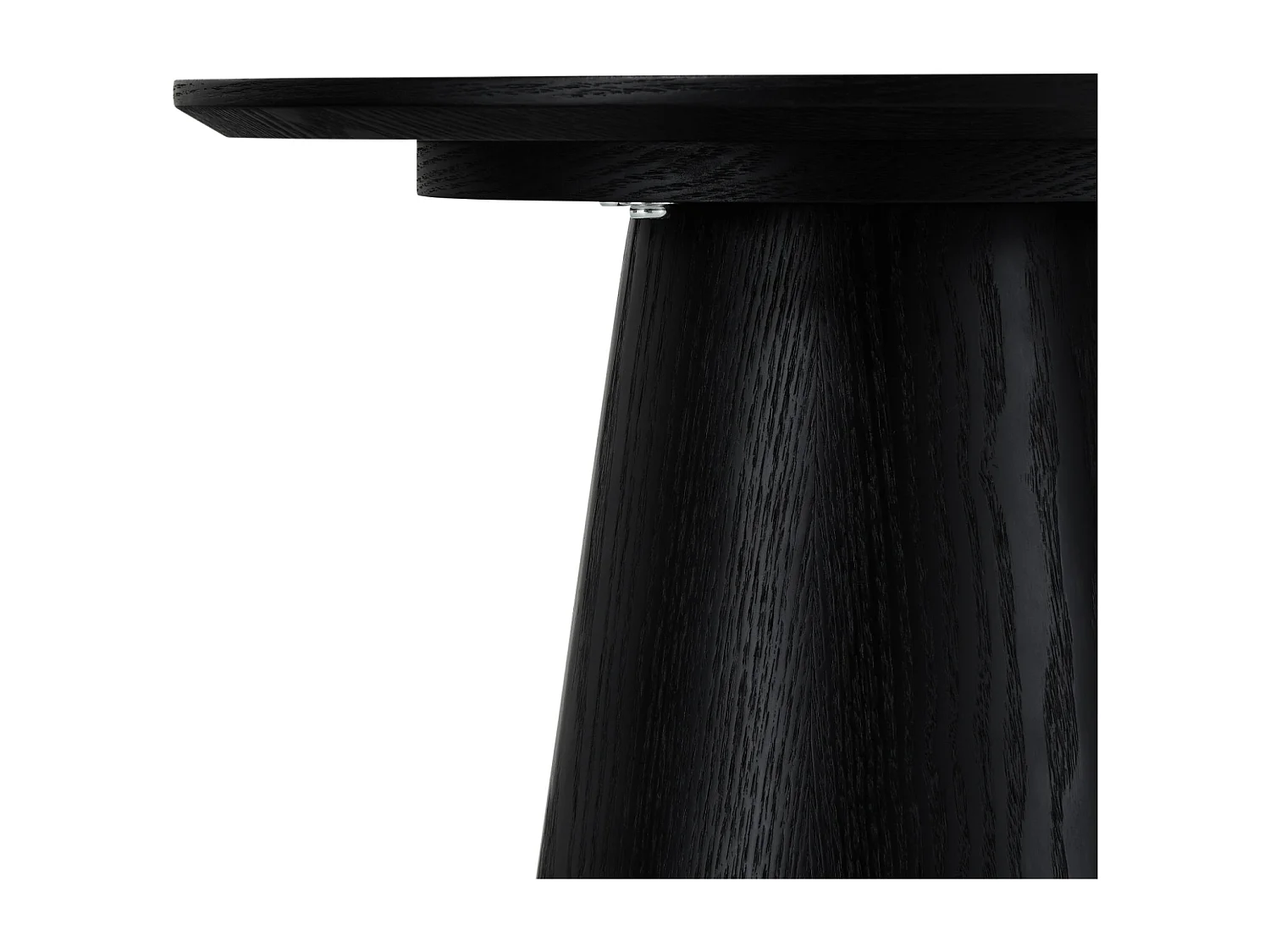 Ronde Salontafel Tango - MDF & egetræsfinér - Zwart