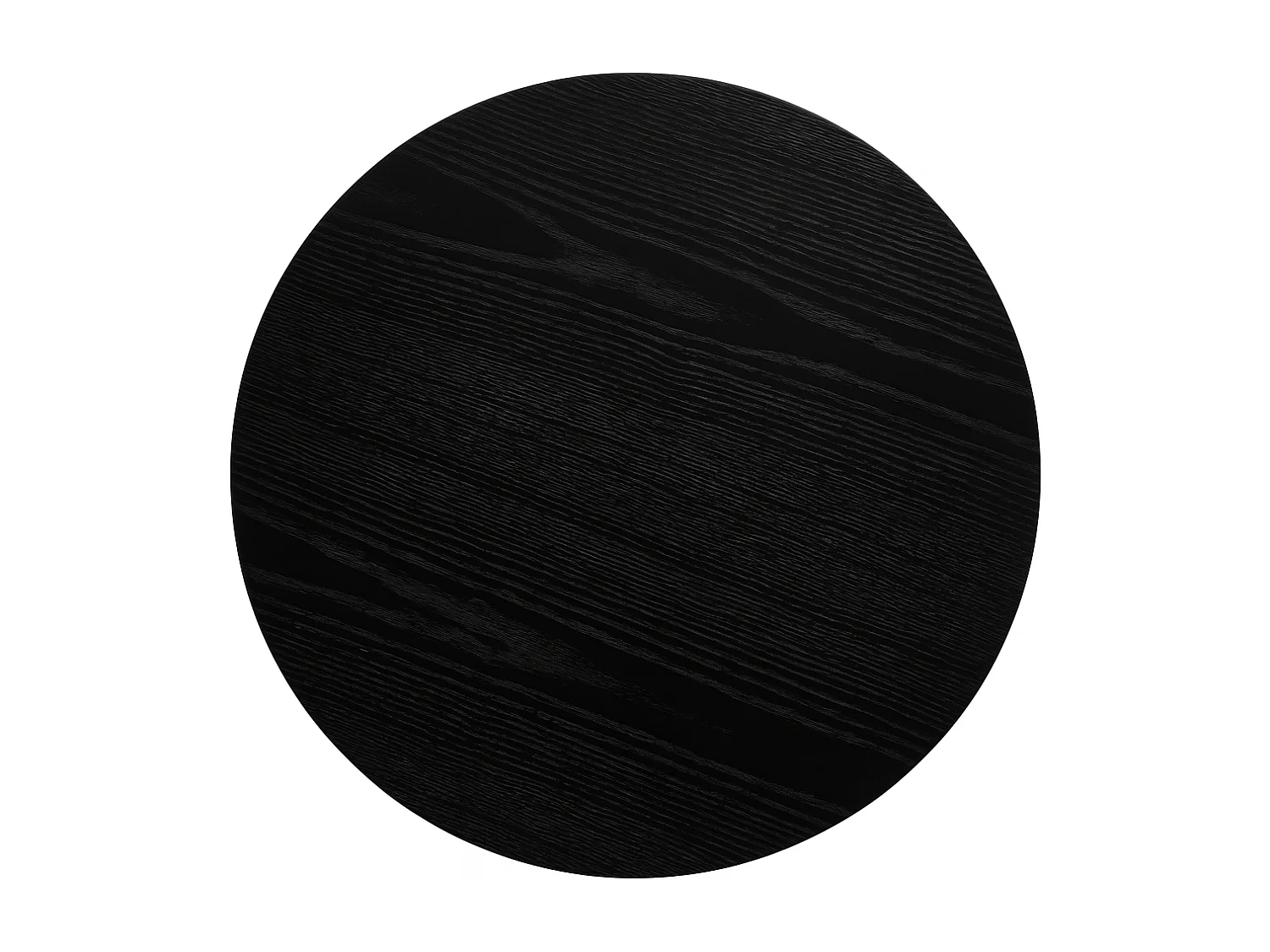 Ronde Salontafel Tango - MDF & egetræsfinér - Zwart